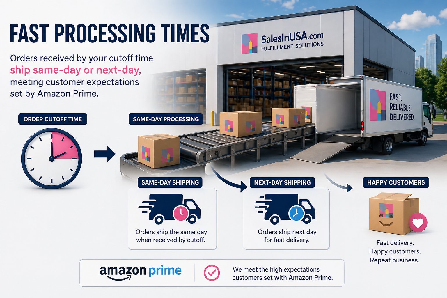 fast processing time